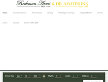 Tablet Screenshot of beekmandelamaterinn.com